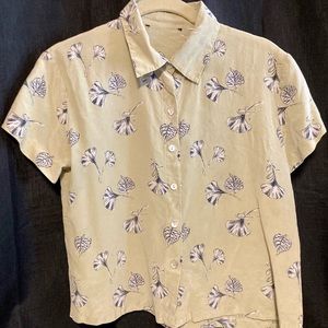 Vintage ginkho pattern